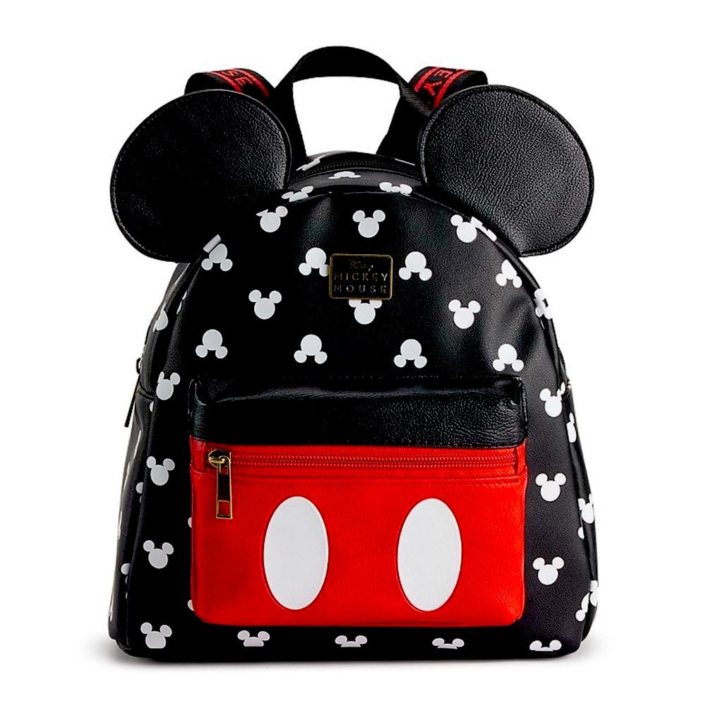 Disney Mickey Mouse Mini Backpack with 3D Ears & all over print.